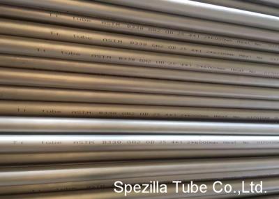 China Tubulação Titanium soldada B338 de ASTM escala 6MM- 38.10MM do tamanho de 25,4 x de 1,2 x de 6000MM à venda