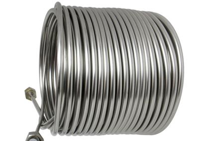 China Long Round Stainless Steel Coiled Tubing / Metal Pipe Coil With ISO9001 for sale