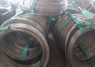 China Tubulação enrolado de aço inoxidável de A213 1.65mm para o permutador de calor à venda