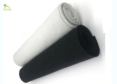 China 400gsm Black Polypropylene Nonwoven Geotextile Fabric Fiter For Road Embankment for sale