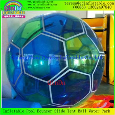 China 2m Diameter Transparent  PVC Inflatable Water Walking Ball Aqua Zorb Customized Acceptable for sale
