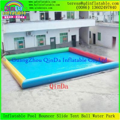 China Adult Large Inflatable Swimming Pool  0.9mm Pvc Tarpaulin For Roller Balls And Water Toys for sale