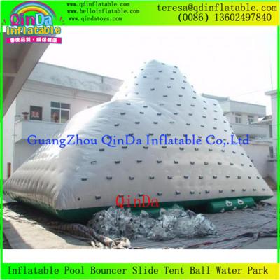 China Crazy Water Game Customized Adult Inflatable Climbing Iceberg, Inflatable Water Iceberg for sale