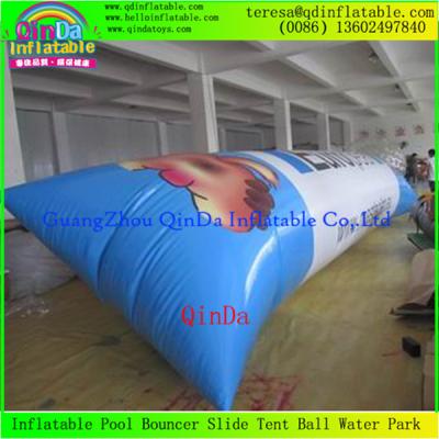 China Hot Sale 0.9mm Thickness PVC Tarpaulin Jumping Pillow Water Air bag Inflatable Blob for sale