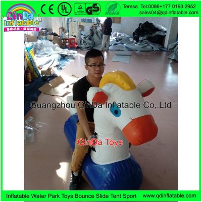 China Edurable 1.5m Long Inflatable My Little Pony Yellow 0.18mm Pony Chair For  Playground Equipment for sale