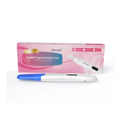 China Similar clearblue hcg human chorionic gonadotropin pregnancy test strip hcg quantitative pregnancy for sale