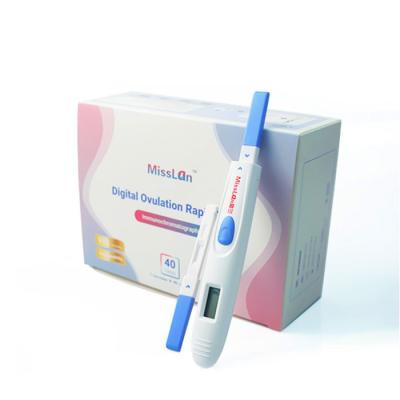 China digital ovulation lh test medical device similar with clearblue test strip cassette for sale