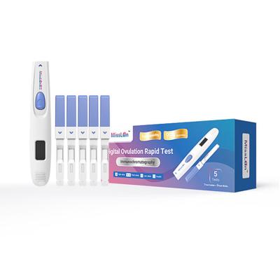 China 5mins Women High Accurate Digital LH Test Kit LH 10 + 1 CE0123 Ovulation Pregnancy for sale