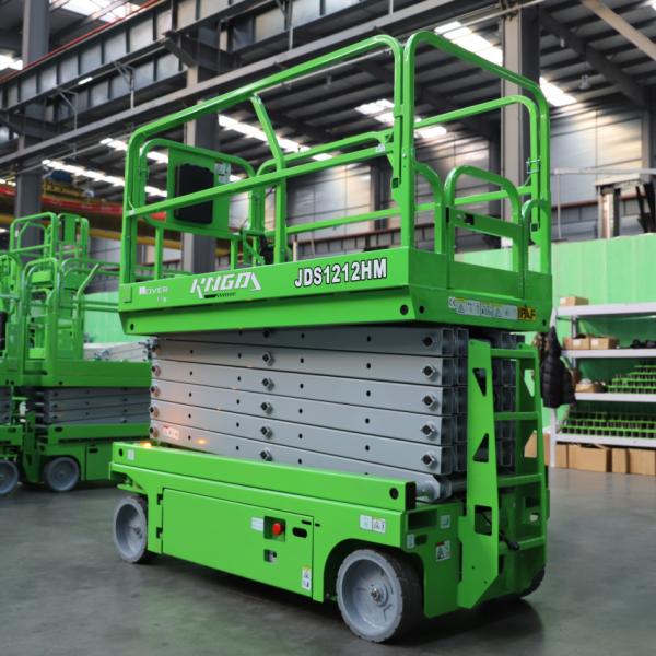 Quality AWP Self-Moving Scissor Lift Staff Lift Working Height 12m 2900kg for sale