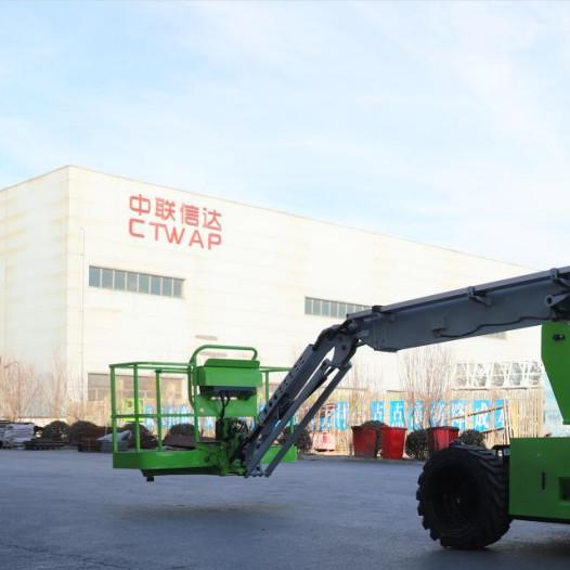 Quality 42m Height Platform Diesel Telescopic Boom Lift Rotation 360° for sale