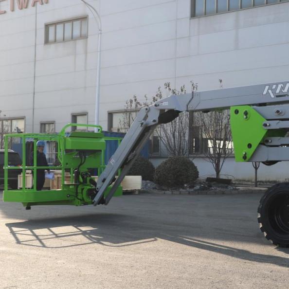 Quality MEWP Diesel Articulating Boom Lift Platform Height 14.7m 8070Kg for sale