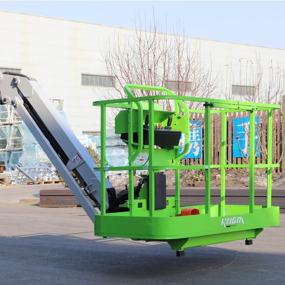 Quality 40 45 Foot Articulating Boom Lift Platform Height 14m Electric Machine 6500Kg for sale