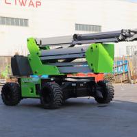 Quality 80 Foot Articulating Boom Lift Platform 24.2m Tire Size 36X14-20 Machine 15000Kg for sale