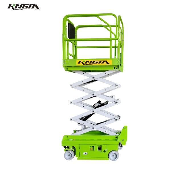 Quality MEWP Self-Propelled Scissor Lift Working Height  6M Weight 830KG for sale