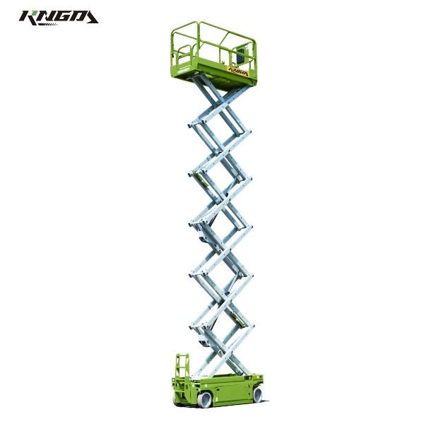 Quality Electric Automatic Scissor Lift Platform Height 14m Self Propelled Lifts 2.3x1 for sale