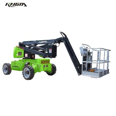 China MEWP Weight 8070Kg Diesel Articulating Boom Lift Working Height 16.7m for sale