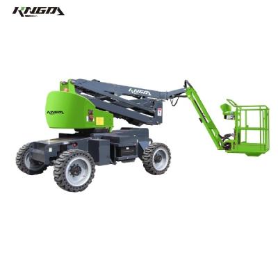 China Fuel Tank 100L Diesel Articulating Boom Lift Platform Height 16m for sale