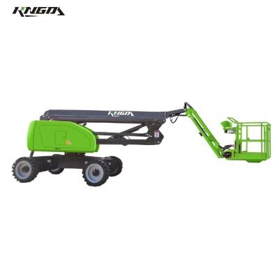 China MEWP Weight 9500Kg Diesel Articulating Boom Lift Working Height 22m for sale