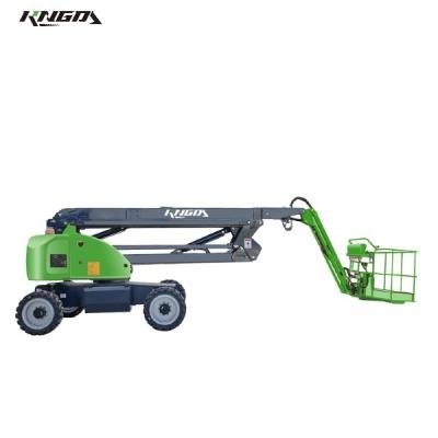 China 80 Ft 60 Ft  65 Ft Articulating Boom Lift 22m DC Power AWP 12V DC Battery Pack for sale
