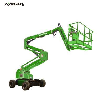 China MEWP Electrical Articulating Boom Lift Max Working Height 17.8m 12V for sale