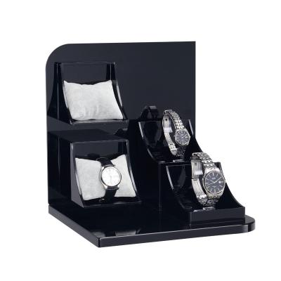 China watch holder   watch rack cosmetics holder  make up box clear acrylic box for sale