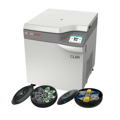China El MAC prueba la centrifugadora refrigerada Benchtop estupenda de la capacidad, centrifugadora refrigerada CL8R del banco de sangre en venta