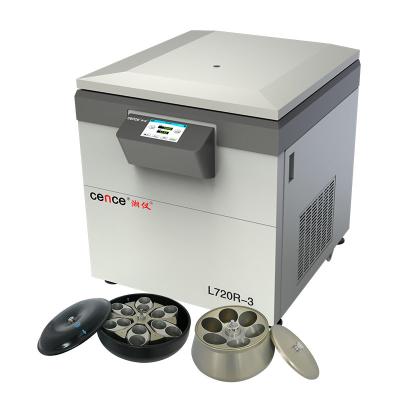 China Super Capacity Refrigerated Medical Centrifuge Machine L720R-3 for Central Blood Bank for sale
