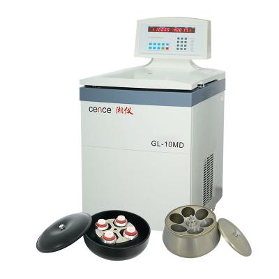 China Poder de alta velocidad de la centrifugadora GL-10MD 5.5kW del banco de sangre para el análisis del laboratorio en venta