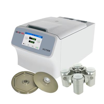 Китай Refrigerated высокоскоростная центрифуга H1750R 18500rpm для микро- трубки и Microplate PCR трубки продается