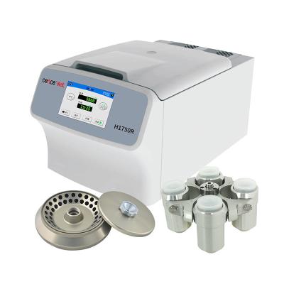 China Medical Centrifuge H1750R Micro-tubes PRC Tube High Speed Refrigerated Centrifuge for sale