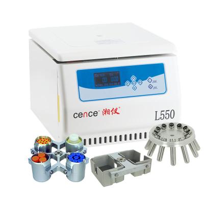 China Tabletop Low Speed Unrefrigereted Large Capacity Centrifuge L550 for sale