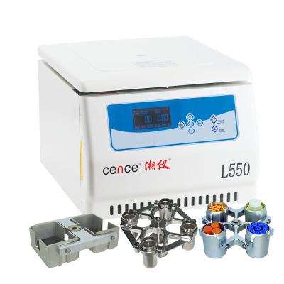 China PRP Medical Centrifuge Type High Quality Table Type Low Speed Centrifuge L550 for sale