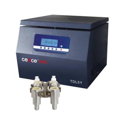China TDL5Y Tabletop Crude Oil Centrifuge Low Speed Oil Water Centrifuge for sale