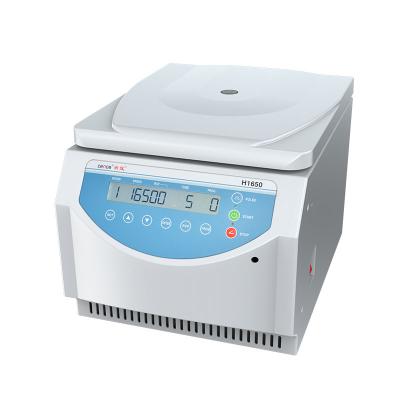 China H1650 High Speed Benchtop Centrifuge With 24x1.5ml/2.0ml Angle Rotor 16500rpm for sale