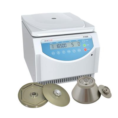 China Various Rotors Tabletop High Speed Laboratory Centrifuge H1650 Light Compact Structure for sale