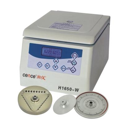 China H1650-W Tabletop High Speed Micro centrifuge with Hematocrit  Rotor for sale