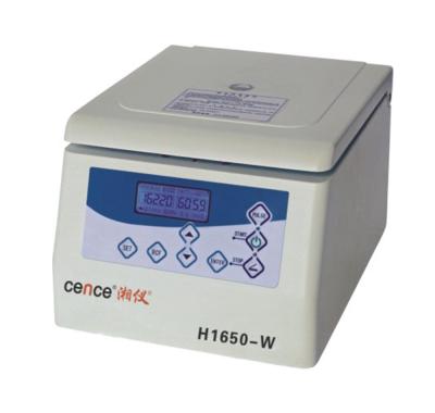 China CE Certificate 16500rpm High Speed Micro Centrifuge H1650-W for sale