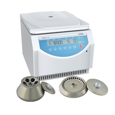 China Rapid Separetion Compact Structure Centrifuge H1650 Laboratory Tabletop High Speed Centrifuge for sale