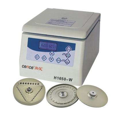 China Low Noise Quick Spin Centrifuge High Speed Centrifuge H1650-W 12x5ml For Laboratory for sale