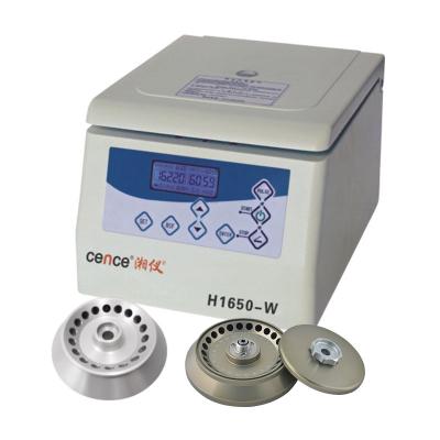 China Benchtop Centrifuge H1650-W Low Noise High Speed for Clinical Hospital for sale