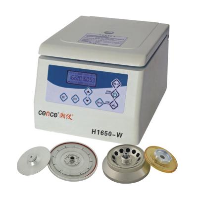 Chine Machine à grande vitesse médicale de vente chaude de centrifugeuse de la centrifugeuse H1650-W à vendre