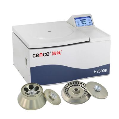 China Cence Refrigerated Centrifuge Machine Classic H2500R  Max Capacity 6x100ml Angle Rotor for sale