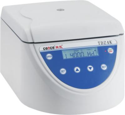 China TD - 24K High Capacity Centrifuge Low Noise Overspeed For Blood Type Card for sale