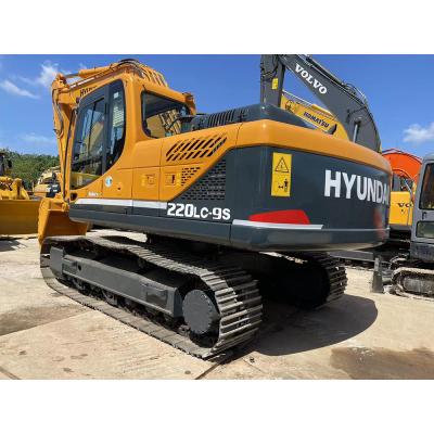 Chine 220LC 22 Ton Used Hyundai Excavator 220LC-9S Corée du Sud 2020 à vendre