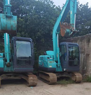 China Pequeños Kobelco excavadores usados 7.5t del kobelco de la segunda mano del excavador de SK75 en venta