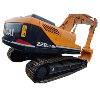 China Máquina escavadora usada 220LC-9S de 22 toneladas Crawler Backhoe Excavator de Hyundai à venda