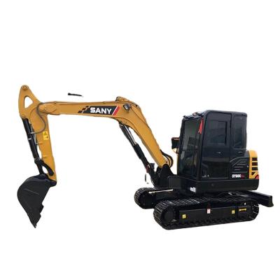 China Used Mini Crawler Hydraulic Excavator Sany SY60C Pro 6 Ton Backhoe Excavator for sale