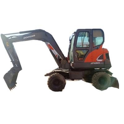 China 6 Ton Hydraulic Used Mini Crawler Excavator Doosan DX60 Backhoe Excavator for sale