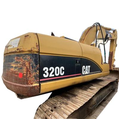 China O americano feito usou a máquina escavadora Construction de Medium Caterpillar 320C da máquina escavadora de Caterpillar à venda