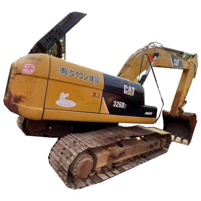China Secondhand CAT 326D Used Crawler Excavator Medium Digger for sale